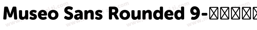 Museo Sans Rounded 9字体转换